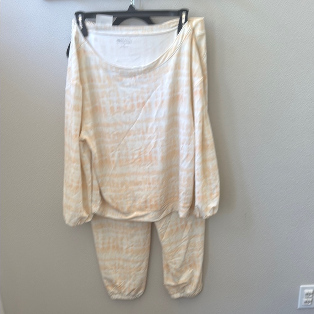 INC International Concepts Cream Jumpsuit Cozy Knit